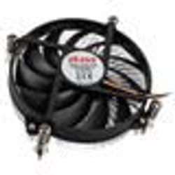 Akasa AK-CC6308EP01 Low Profile CPU-Kuehler - 92mm Circuiti integrati Piastra posteriore 9,6 cm Alluminio, Nero