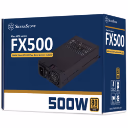 Silverstone FX500 alimentatore per computer 500 W 20+4 pin ATX Flex ATX Nero - Vista aggiuntiva 7
