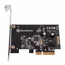 Silverstone ECU02-E scheda di interfaccia e adattatore Interno USB 3.2 Gen 2 (3.1 Gen 2) - Vista aggiuntiva 7