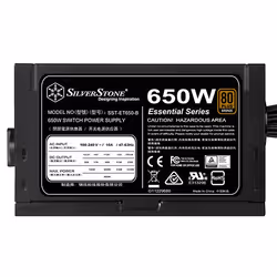 Silverstone SST-ET650-B v1.4 alimentatore per computer 650 W 20+4 pin ATX ATX Nero - Vista aggiuntiva 5