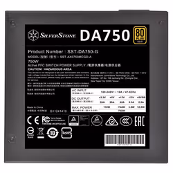 Silverstone DA750 Gold alimentatore per computer 750 W 20+4 pin ATX ATX Nero - Vista aggiuntiva 6