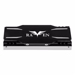 Silverstone TP03-ARGB Unità allo stato solido Dissipatore di calore/Radiatore Nero 1 pz - Vista aggiuntiva 2