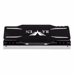Silverstone TP03-ARGB Unità allo stato solido Dissipatore di calore/Radiatore Nero 1 pz - Vista aggiuntiva 4