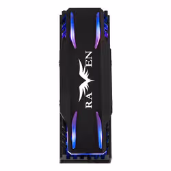 Silverstone TP03-ARGB Unità allo stato solido Dissipatore di calore/Radiatore Nero 1 pz - Vista aggiuntiva 5