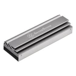 Silverstone TP04 Unità allo stato solido Dissipatore di calore/Radiatore Argento 1 pz