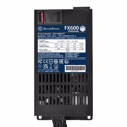 Silverstone FX600 Platinum alimentatore per computer 600 W 20+4 pin ATX Flex ATX Nero - Vista aggiuntiva 4