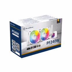 Silverstone SST-PF240W-ARGB-V2 sistema di raffreddamento per computer Processore Raffreddatore di liquidi tutto in uno 12 cm Bianco 1 pz - Vista aggiuntiva 7
