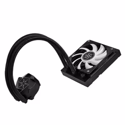 Silverstone VIDA 120 SLIM Case per computer Kit di raffreddamento a liquido 12 cm Nero 1 pz - Vista aggiuntiva 4