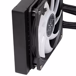 Silverstone VIDA 120 SLIM Case per computer Kit di raffreddamento a liquido 12 cm Nero 1 pz - Vista aggiuntiva 6