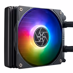 Silverstone VIDA 120 SLIM Case per computer Kit di raffreddamento a liquido 12 cm Nero 1 pz - Vista aggiuntiva 8