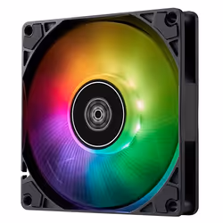 Silverstone Air Slimmer 90 ARGB, Ventilatore, 9,2 cm, 500 Giri/min, 2500 Giri/min, Nero