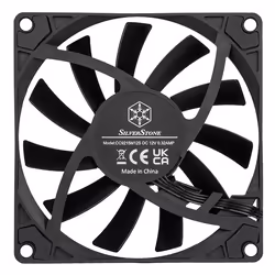 Silverstone Air Slimmer 90 Processore Ventilatore 9,2 cm Nero 1 pz