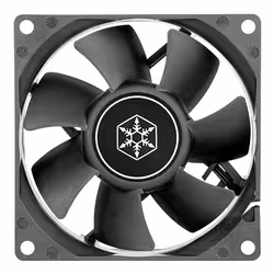 Silverstone FN80 Case per computer Ventilatore 8 cm Nero 1 pz