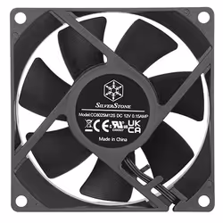 Silverstone FN80 Case per computer Ventilatore 8 cm Nero 1 pz - Vista aggiuntiva 4