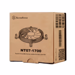Silverstone NT07-1700 Processore Raffreddatore d'aria 8 cm Nero 1 pz - Vista aggiuntiva 5
