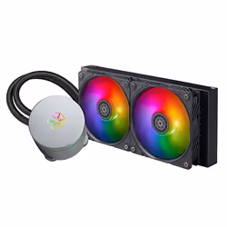 Silverstone SST-IM240-ARGB, Raffreddatore di liquidi tutto in uno, 12 cm, 500 Giri/min, 2200 Giri/min, Nero