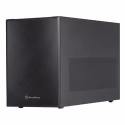 Silverstone SST-SG17B, Cubo, PC, Nero, micro ATX, Mini-DTX, Mini-ITX, Alluminio, Plastica, Acciaio, Gaming