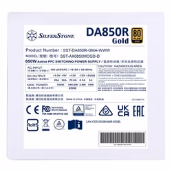 Silverstone DA850R alimentatore per computer 850 W 20-pin ATX ATX Bianco - Vista aggiuntiva 5