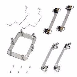 Silverstone SST-XED120S-WS sistema di raffreddamento per computer Processore Dissipatore di calore/Radiatore 12 cm Argento 1 pz - Vista aggiuntiva 8