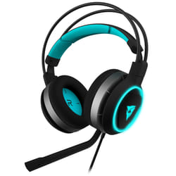 ThunderX3 AH7 Auricolare Cablato A Padiglione Gaming USB tipo A Nero, Ciano