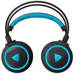 ThunderX3 AH7 Auricolare Cablato A Padiglione Gaming USB tipo A Nero, Ciano - Vista aggiuntiva 4