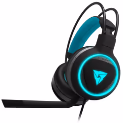 ThunderX3 AH7 Auricolare Cablato A Padiglione Gaming USB tipo A Nero, Ciano - Vista aggiuntiva 5