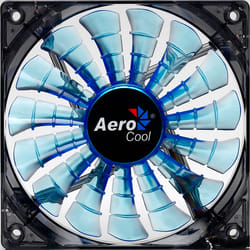 Aerocool Shark 14cm Case per computer Ventilatore Nero, Blu