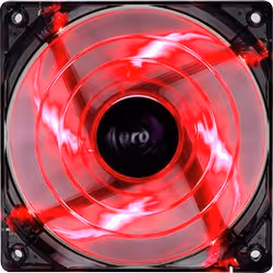 Aerocool Shark Fan Devil Red Edition 14cm Case per computer Ventilatore Nero, Rosso, Trasparente
