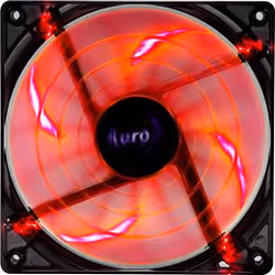 Aerocool Shark Fan Evil Black Edition 12cm Case per computer Ventilatore Nero, Arancione, Trasparente