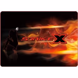 Aerocool Strike X Glider, Nero, Rosso, Giallo, Immagine, Gomma, Barra appoggiaferro antiscivolo