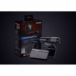 AVerMedia BO311D Live Streamer DUO webcam 2 MP USB 2.0 Nero - Vista aggiuntiva 4