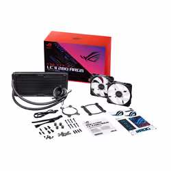 ASUS ROG STRIX LC II 280 ARGB Processore Raffreddatore di liquidi tutto in uno 14 cm Nero 1 pz - Vista aggiuntiva 5