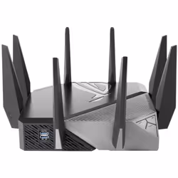 ASUS GT-AXE11000 router wireless Gigabit Ethernet Tri-band (2,4 GHz/5 GHz/6 GHz) Nero - Vista aggiuntiva 8