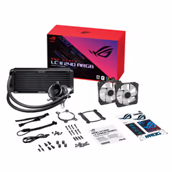 ASUS ROG STRIX LC II 240 ARGB Processore Raffreddatore di liquidi tutto in uno 12 cm Nero, Bianco - Vista aggiuntiva 5