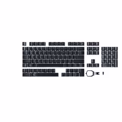 ASUS ROG RX PBT Keycap Set, Coperchio per tastiera, 250 g, Nero