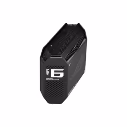 ASUS ROG Rapture GT6 AX10000 AiMesh 1 Pack Banda tripla (2.4 GHz/5 GHz/5 GHz) Nero 4 Interno - Vista aggiuntiva 4