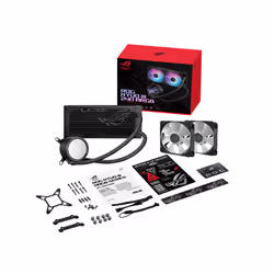 ASUS ROG Ryuo III 240 ARGB Processore Kit di raffreddamento a liquido 12 cm Nero - Vista aggiuntiva 7