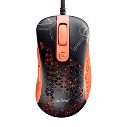 XPG SLINGSHOT MERA EDITION, Mano destra, Ottico, USB tipo A, 12000 DPI, 1 ms, Nero, Corallo