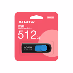ADATA UV128 unità flash USB 512 GB USB tipo A 3.2 Gen 1 (3.1 Gen 1) Nero, Blu - Vista aggiuntiva 4