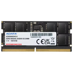 ADATA AD5S560024G-S memoria 24 GB 1 x 24 GB DDR5 5600 MT/s 262-pin SO-DIMM