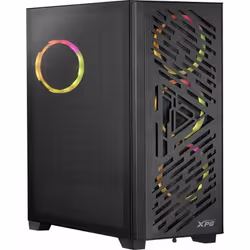 XPG LANDER 501, Midi Tower, PC, Nero, ATX, EATX, ITX, micro ATX, SPCC, Vetro temperato, 16,7 cm