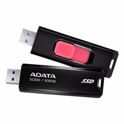 ADATA SC610 500 GB USB tipo A 3.2 Gen 2 (3.1 Gen 2) Nero - Vista aggiuntiva 2