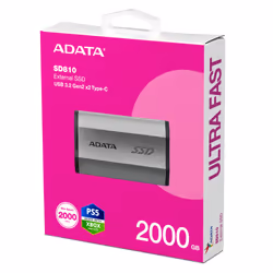 ADATA SD810 2 TB USB tipo-C USB 3.2 Gen 2x2 Nero, Argento - Vista aggiuntiva 6