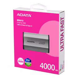 ADATA SD810 4 TB USB tipo-C USB 3.2 Gen 2x2 Argento - Vista aggiuntiva 6
