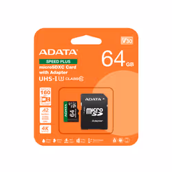 ADATA Speed Plus 64 GB MicroSDXC Classe 10 - Vista aggiuntiva 3