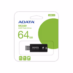 ADATA UC320 unità flash USB 64 GB USB tipo A 3.2 Gen 1 (3.1 Gen 1) Nero - Vista aggiuntiva 8