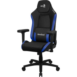 Aerocool CROWNBB sedia per videogioco Sedia per gaming universale Seduta imbottita Nero, Blu