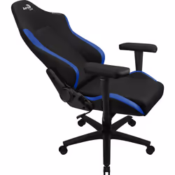 Aerocool CROWNBB sedia per videogioco Sedia per gaming universale Seduta imbottita Nero, Blu - Vista aggiuntiva 4