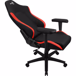 Aerocool CROWNBR sedia per videogioco Sedia per gaming universale Seduta imbottita Nero, Rosso - Vista aggiuntiva 4