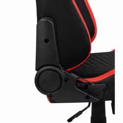 Aerocool CROWNBR sedia per videogioco Sedia per gaming universale Seduta imbottita Nero, Rosso - Vista aggiuntiva 5